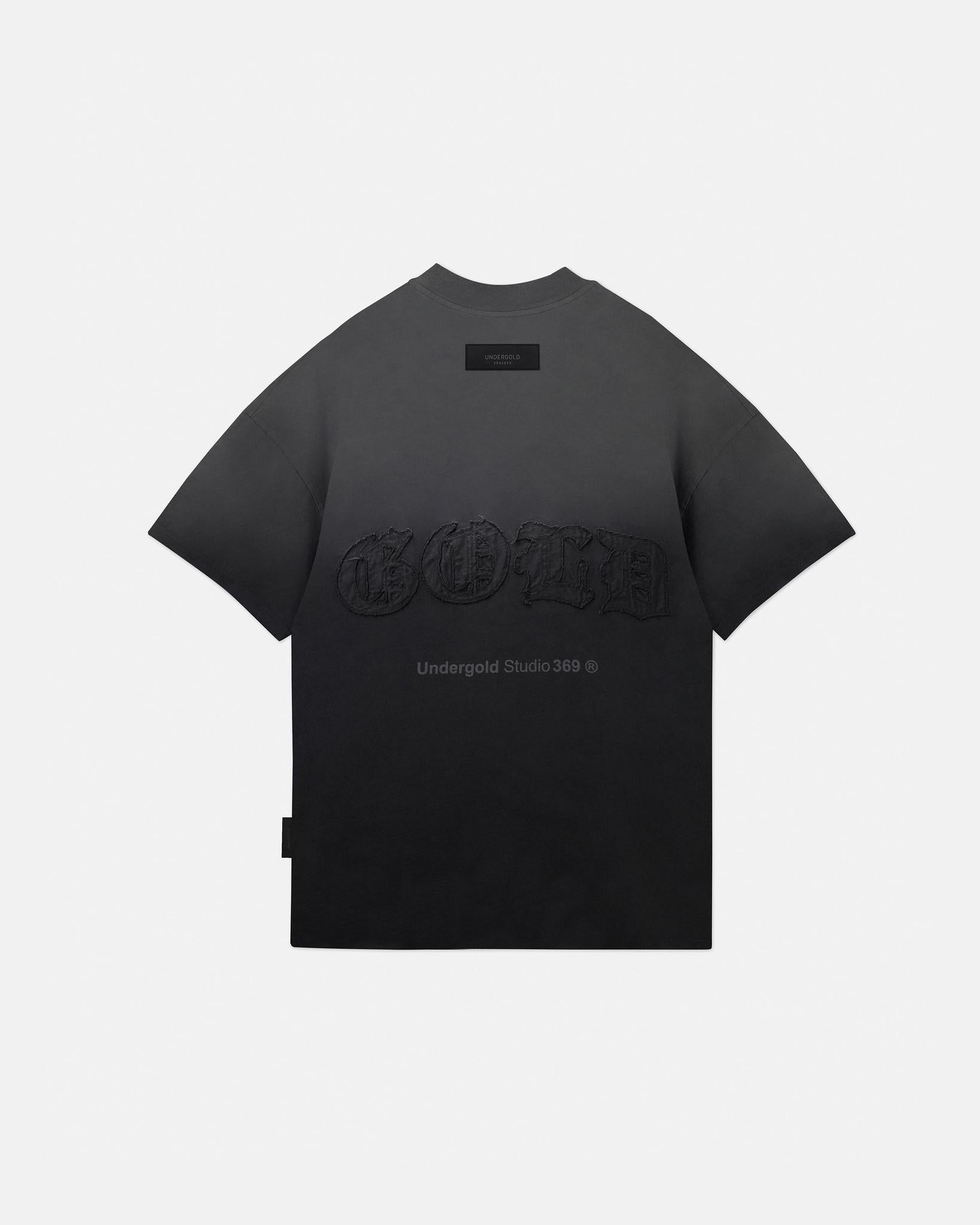 Undergold Gratia Plena Gold T-Shirt Faded Black