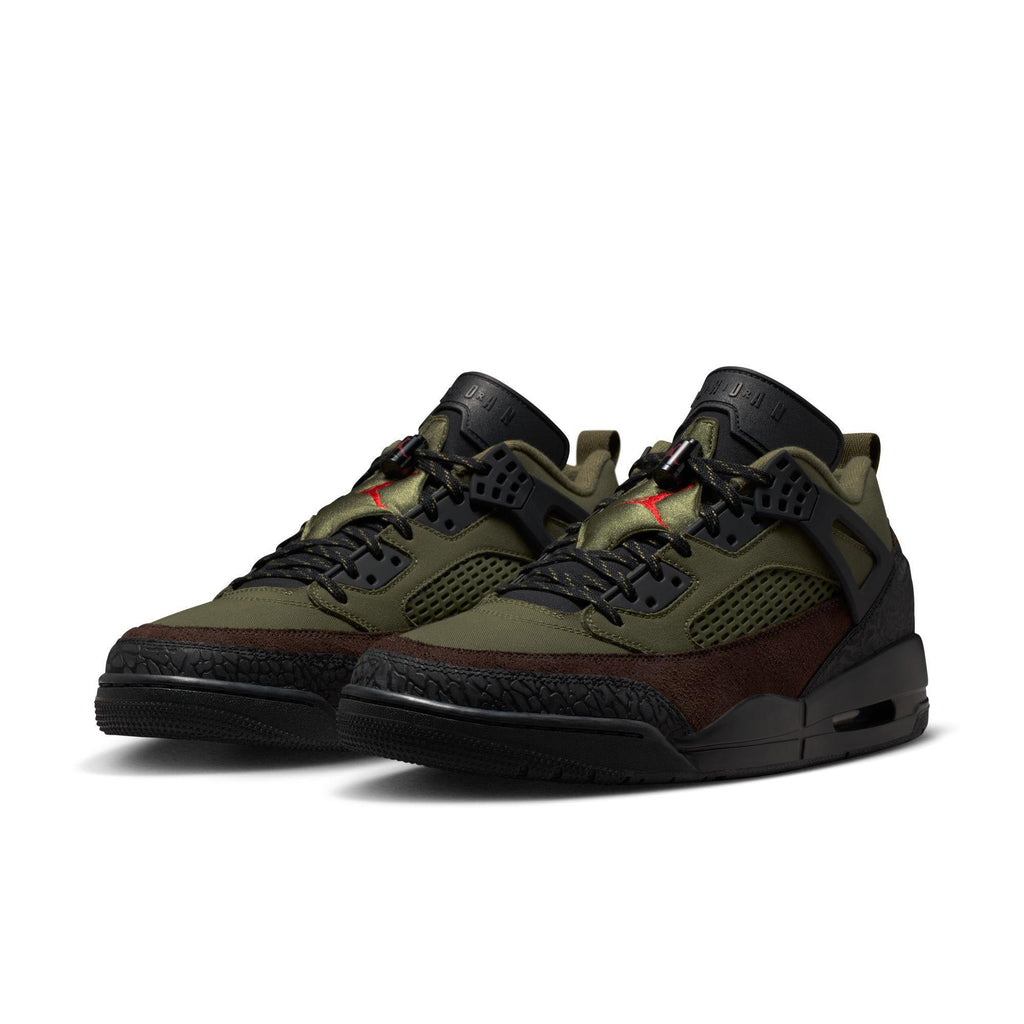 Jordan Spizike Low Medium Olive/University Red-Black