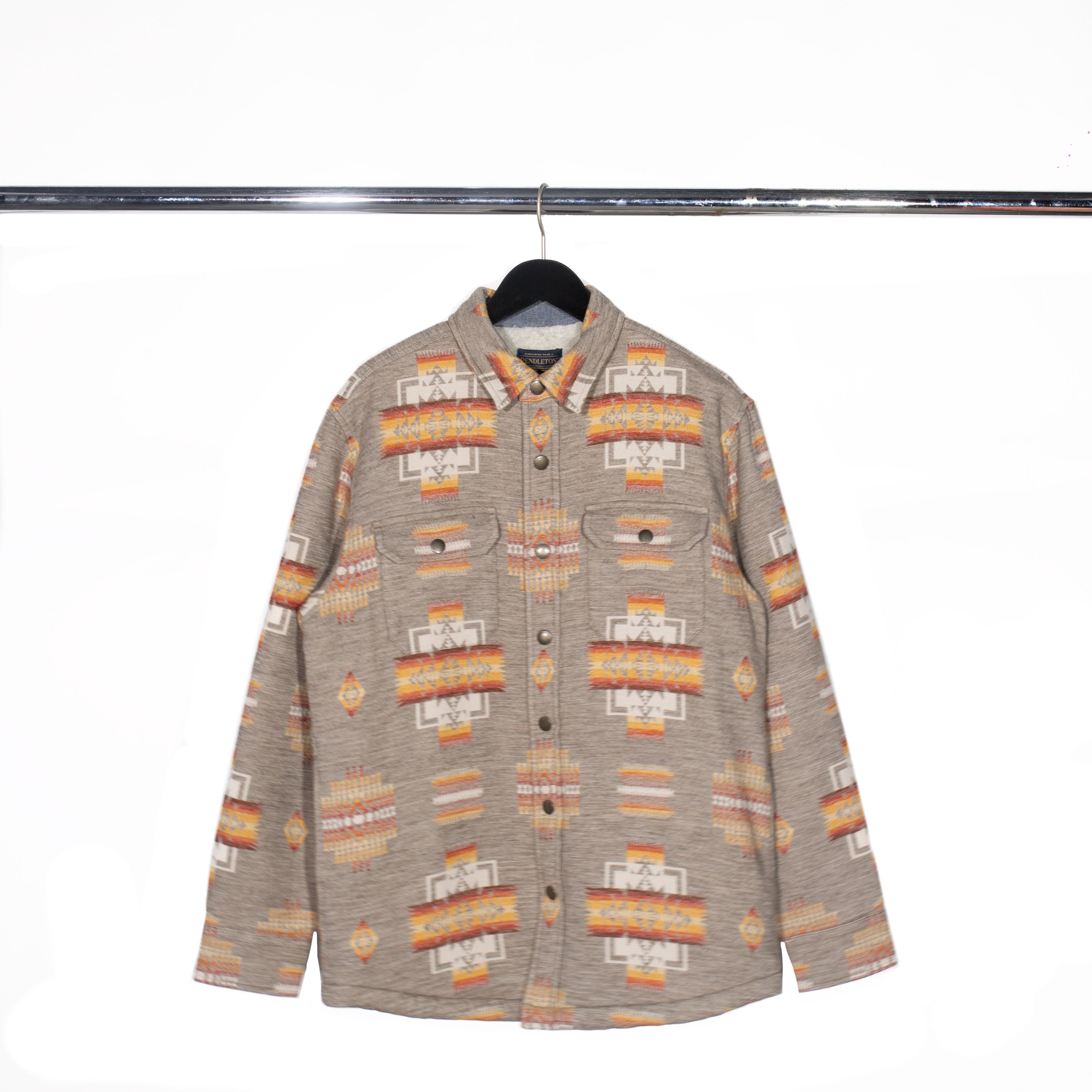 PENDLETON MEN'S DOUBLESOFT SHERPA-LINED SHIRT JACKET