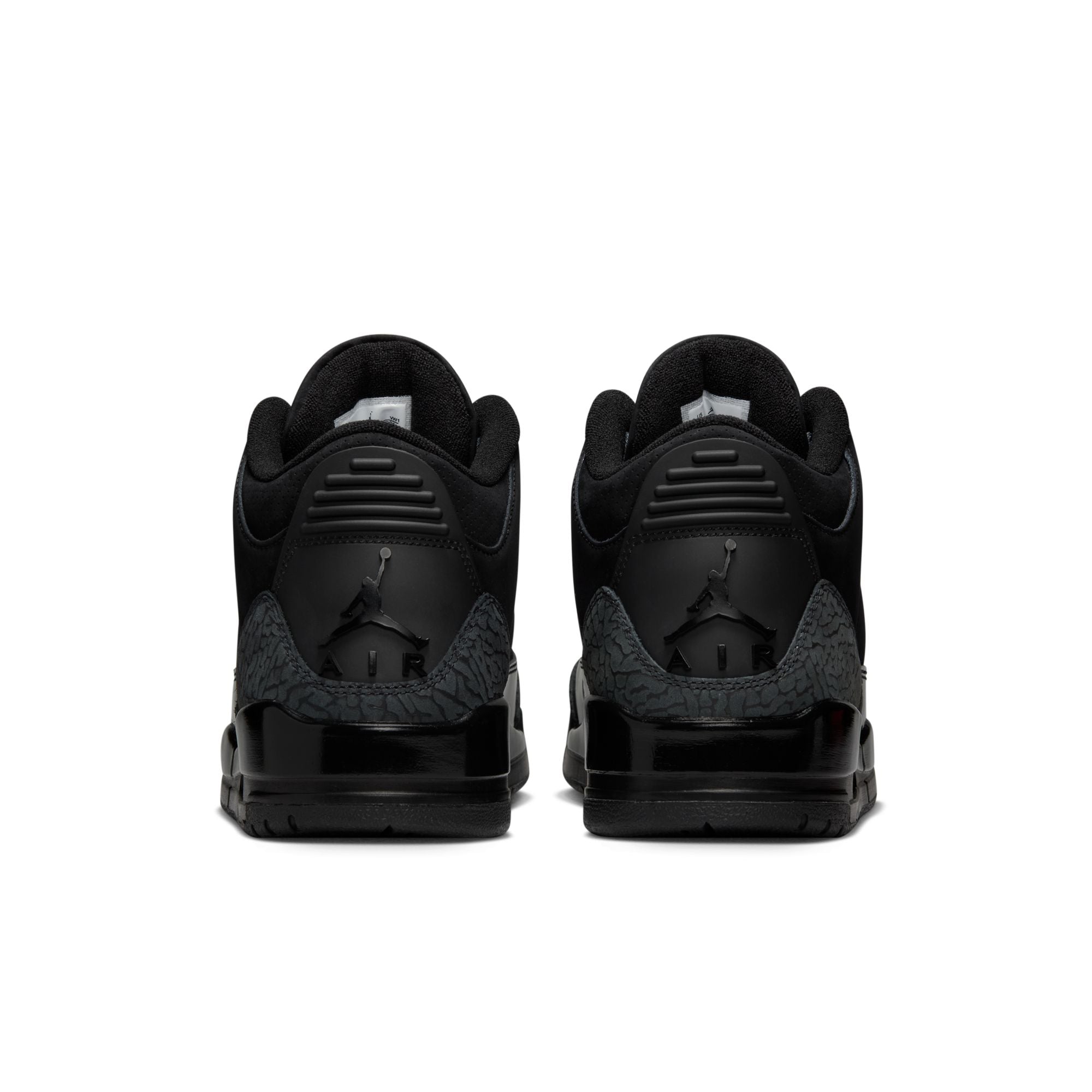 Air Jordan 3 Retro Big Kids' Shoes Black/Dark Charcoal-White