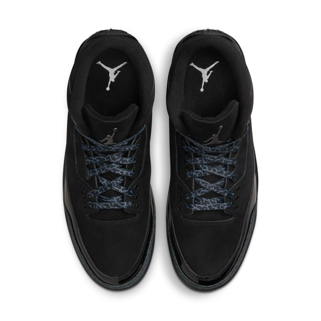Air Jordan 3 Retro Big Kids' Shoes Black/Dark Charcoal-White