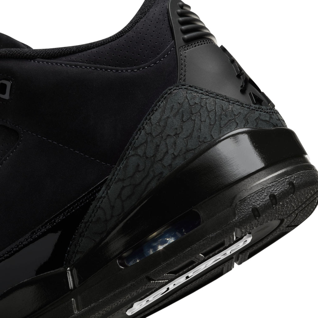 Air Jordan 3 Retro Big Kids' Shoes Black/Dark Charcoal-White