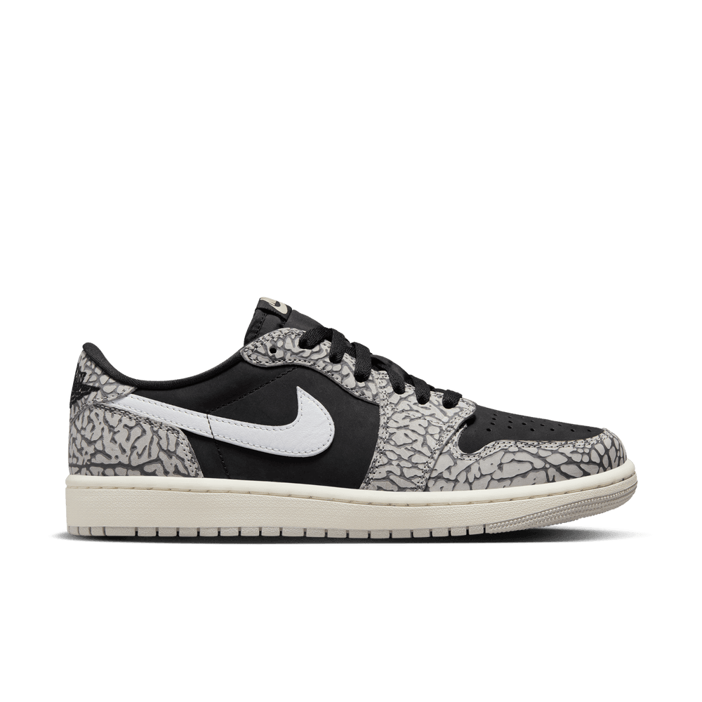 MENS AIR JORDAN RETRO 1 LOW OG ''CEMENT LOW''