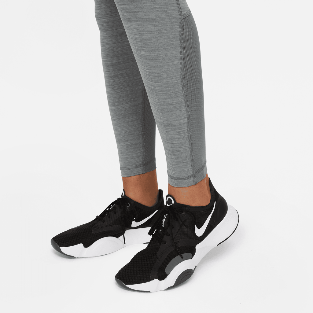 WOMEN'S NIKE PRO MID RISE MESH PANELED LEGGING