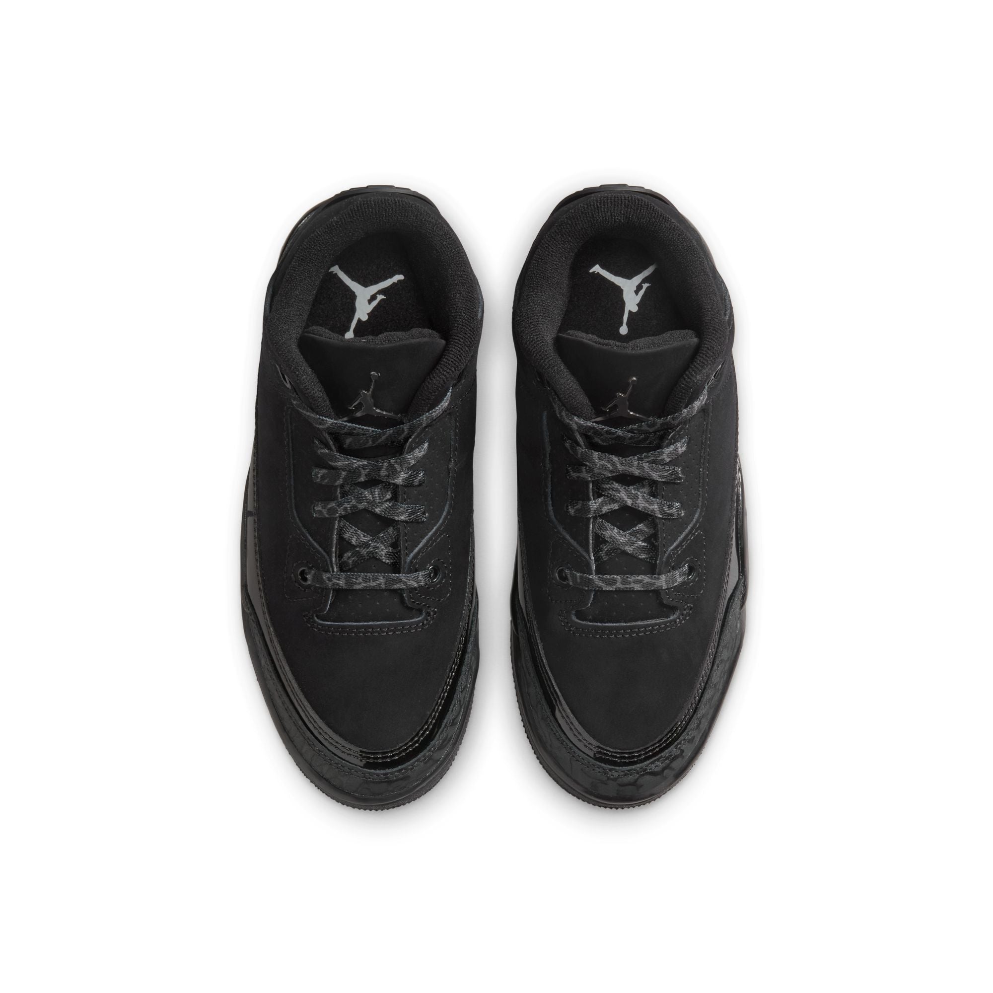 Jordan 3 Retro Little Kids' Shoes Black/Dark Charcoal-White