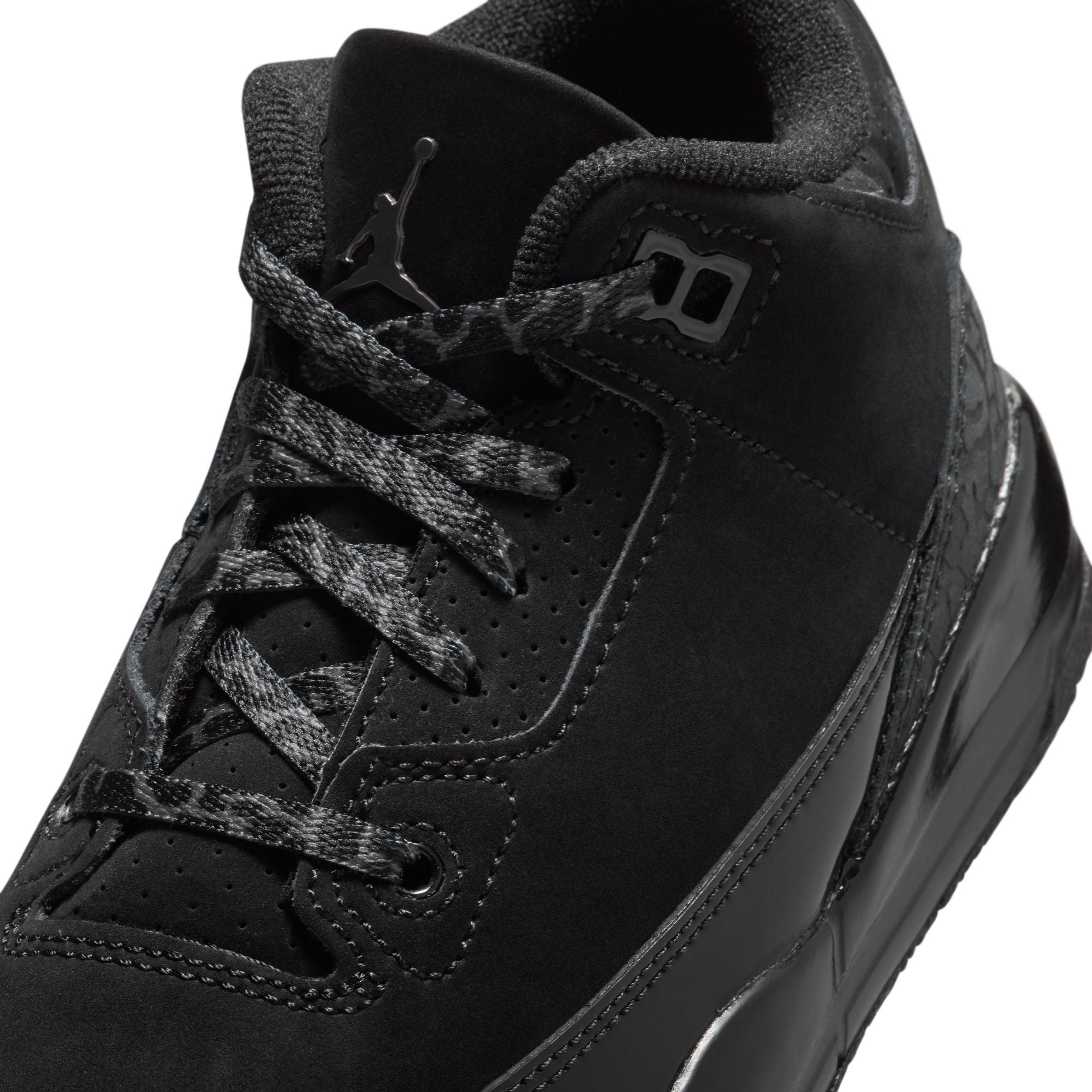 Jordan 3 Retro Little Kids' Shoes Black/Dark Charcoal-White