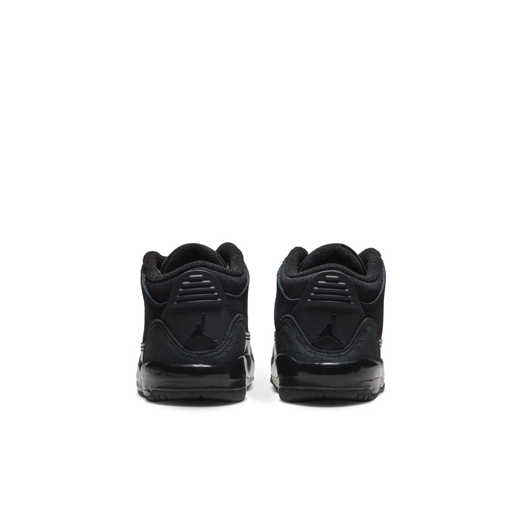 Jordan 3 Retro Baby/Toddler Shoes Black/Dark Charcoal-White