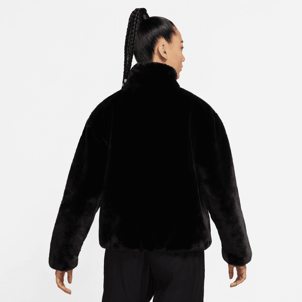 NIKE SPORTSWEAR SWOOSH FAUX FUR JACKET