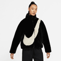 NIKE SPORTSWEAR SWOOSH FAUX FUR JACKET
