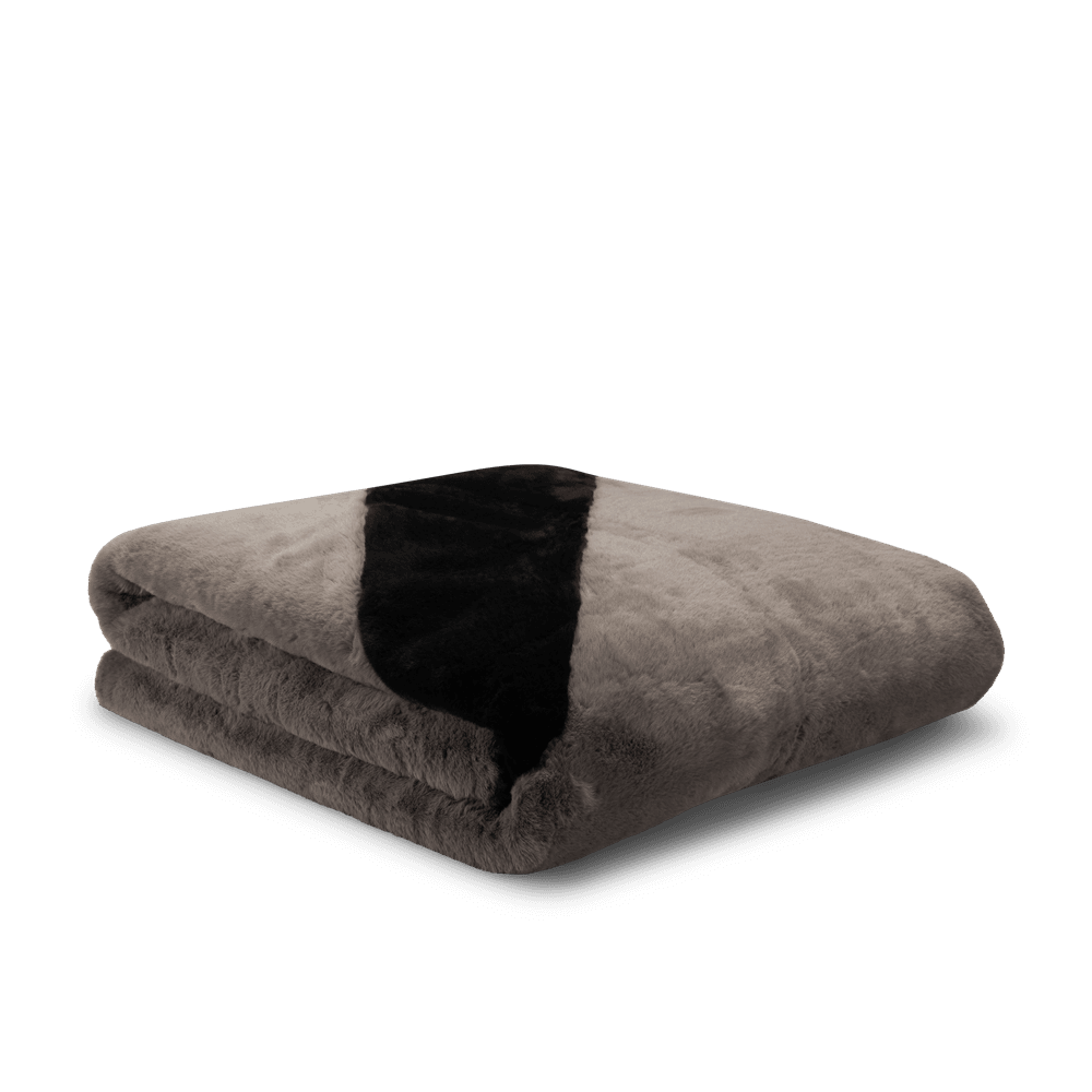 NSW BLANKET FAUX FUR SW "GREY"