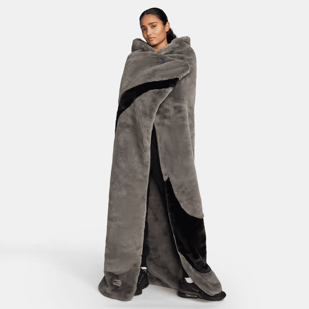 NSW BLANKET FAUX FUR SW "GREY"