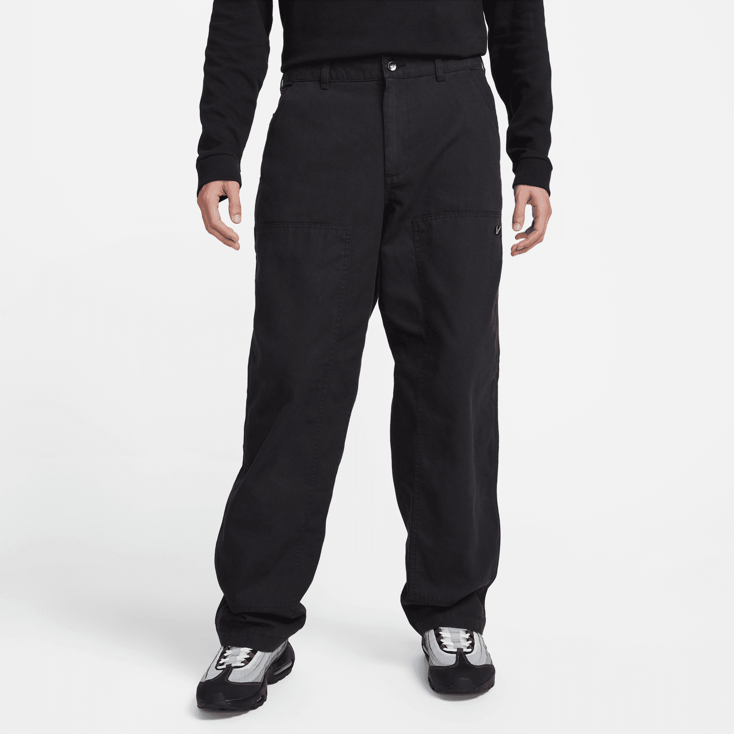 MEN'S NIKE LIFE DOUBLE PANEL PANT "BLACK"