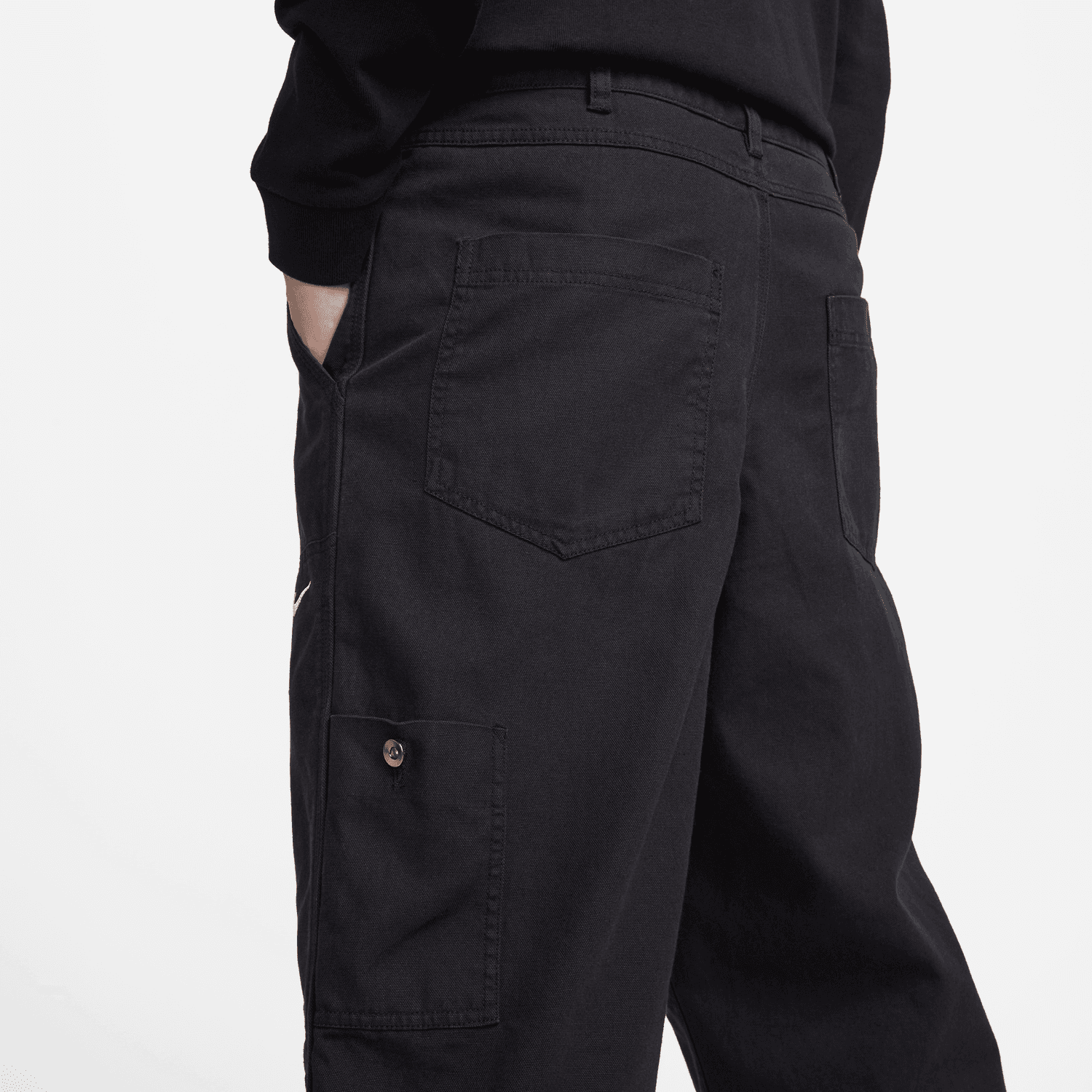 MEN'S NIKE LIFE DOUBLE PANEL PANT "BLACK"