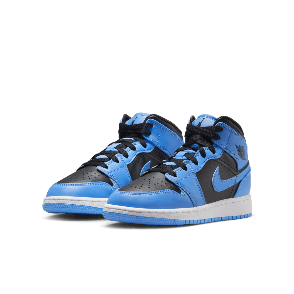 YOUTH AIR JORDAN 1 MID UNIVERSITY BLUE