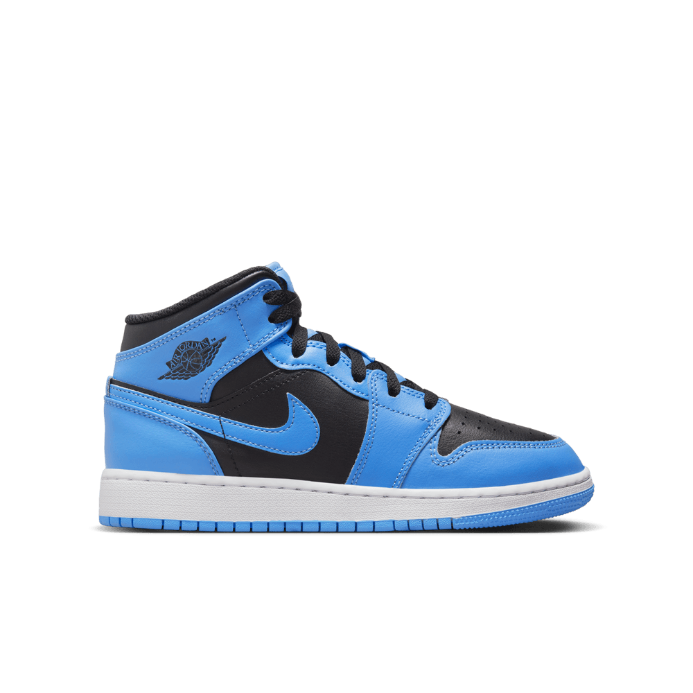 YOUTH AIR JORDAN 1 MID UNIVERSITY BLUE