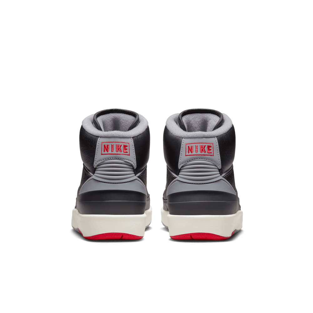 YOUTH AIR JORDAN 2 RETRO "BLACK CEMENT GREY"