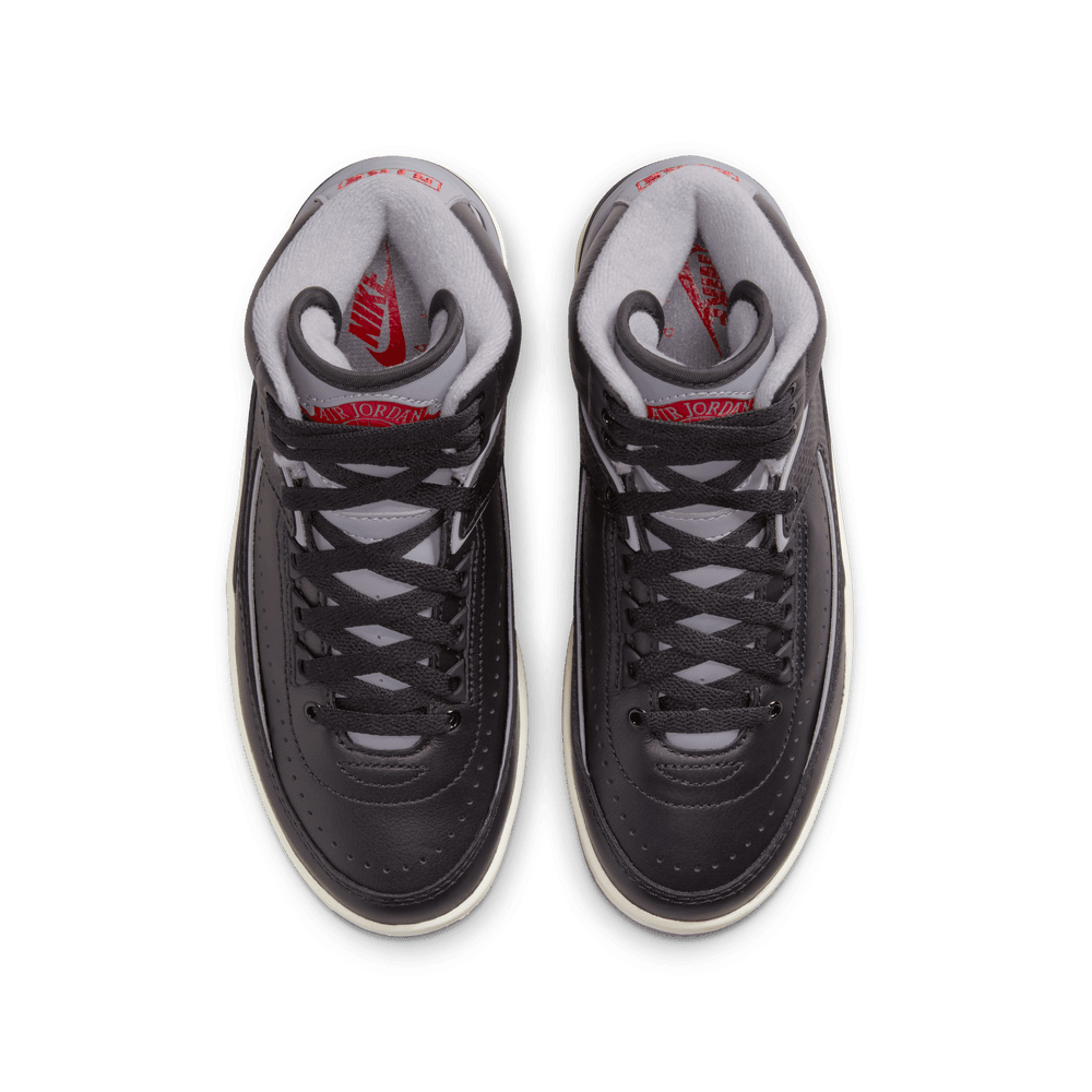 YOUTH AIR JORDAN 2 RETRO "BLACK CEMENT GREY"