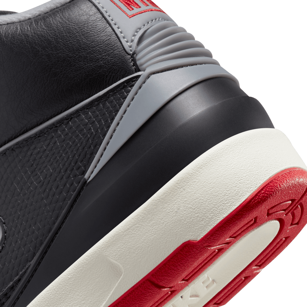 YOUTH AIR JORDAN 2 RETRO "BLACK CEMENT GREY"