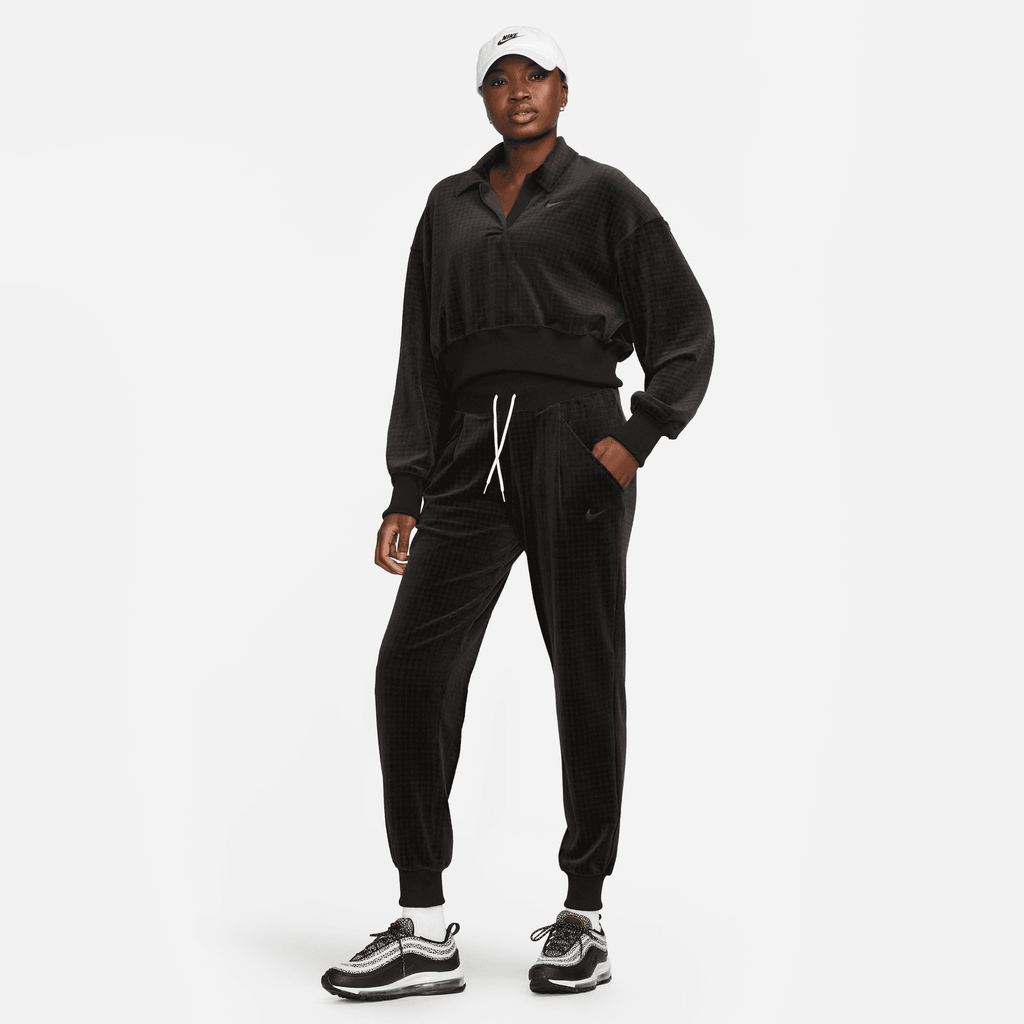 WOMEN'S NIKE SPORTSWEAR HIGH-WAISTED VELOUR JOGGER