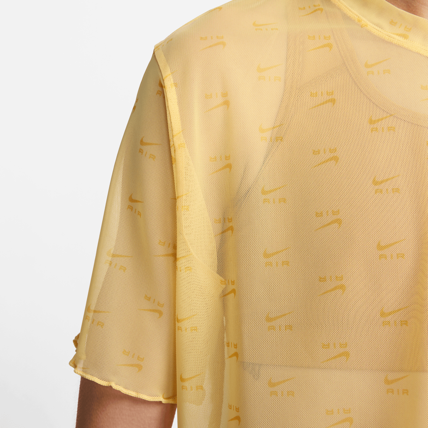 WOMEN'S NIKE AIR MESH SHORT SLEEVE CROP