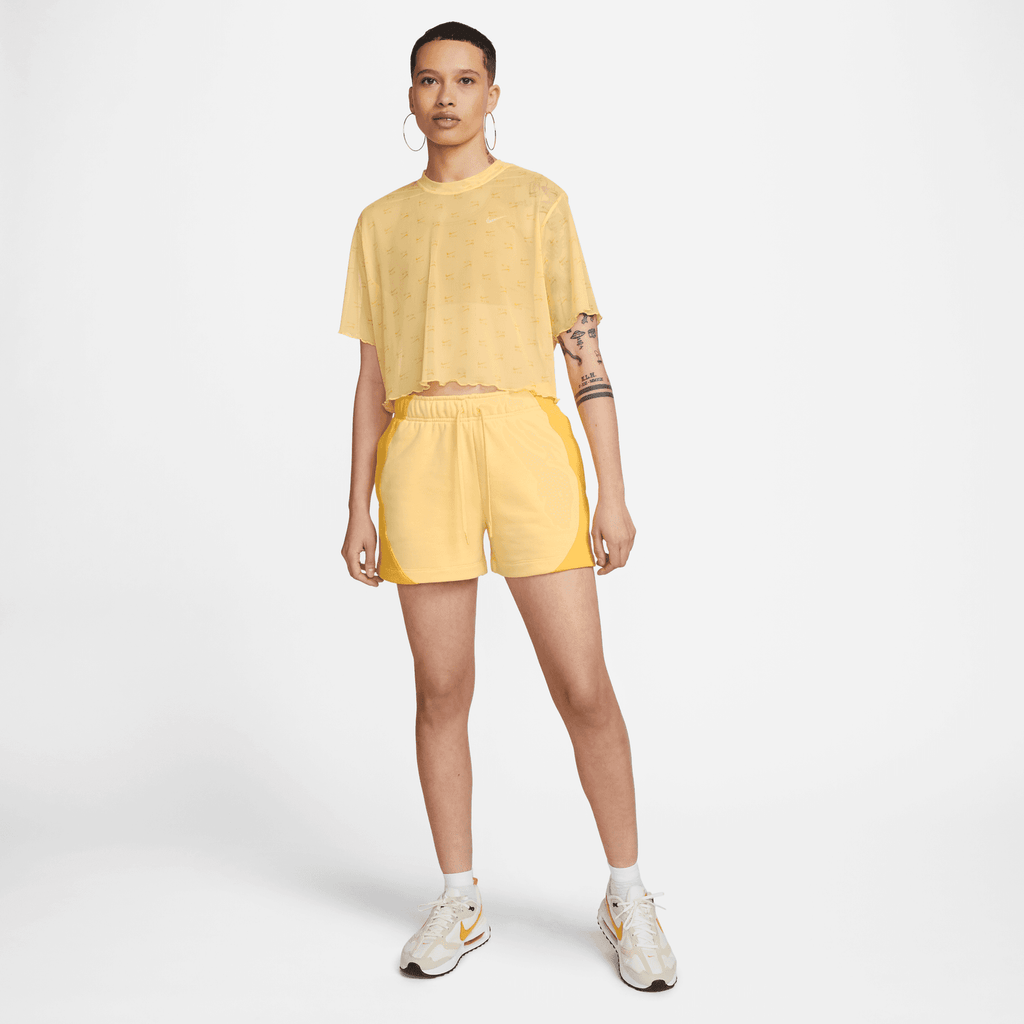 WOMEN'S NIKE AIR MESH SHORT SLEEVE CROP
