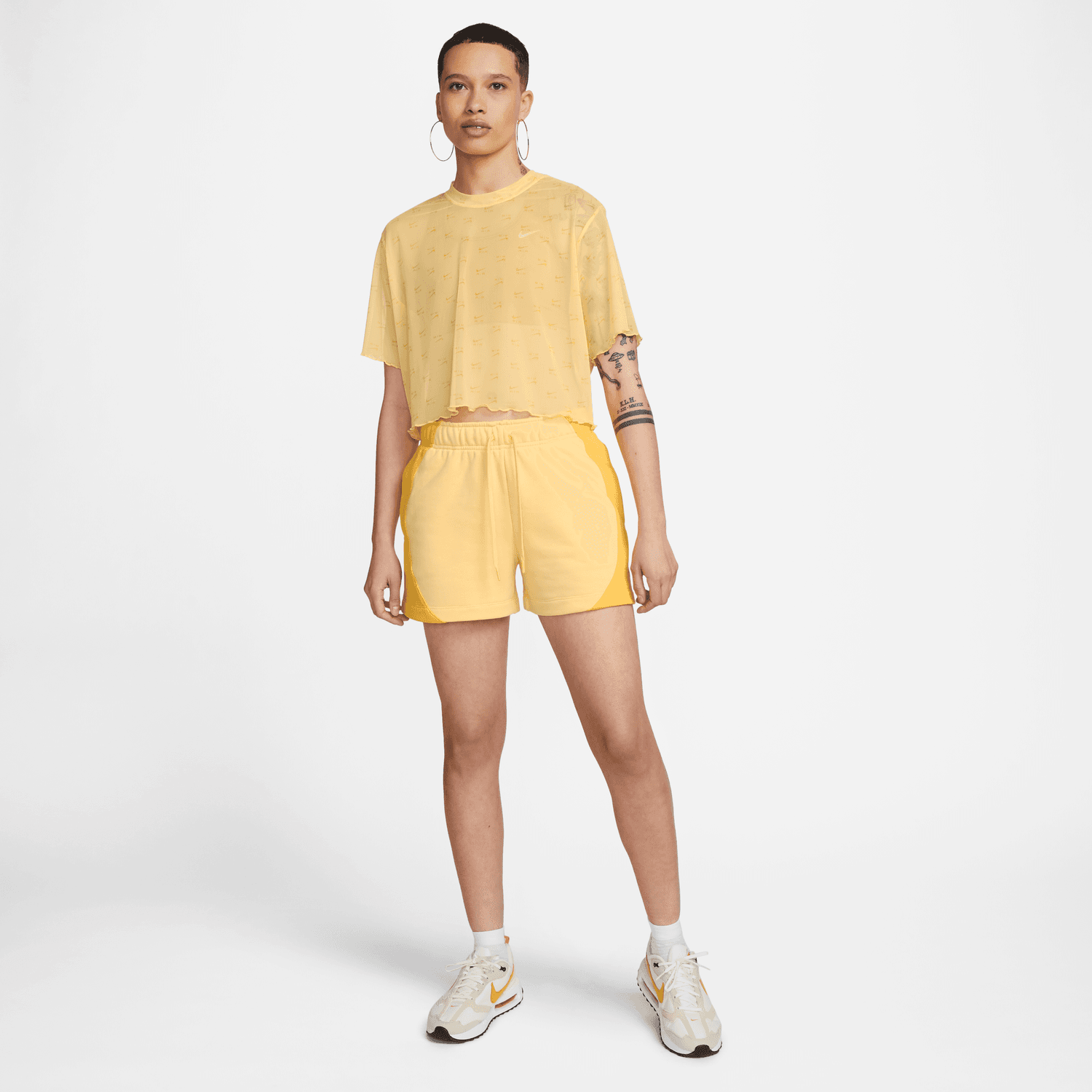 WOMEN'S NIKE AIR MESH SHORT SLEEVE CROP