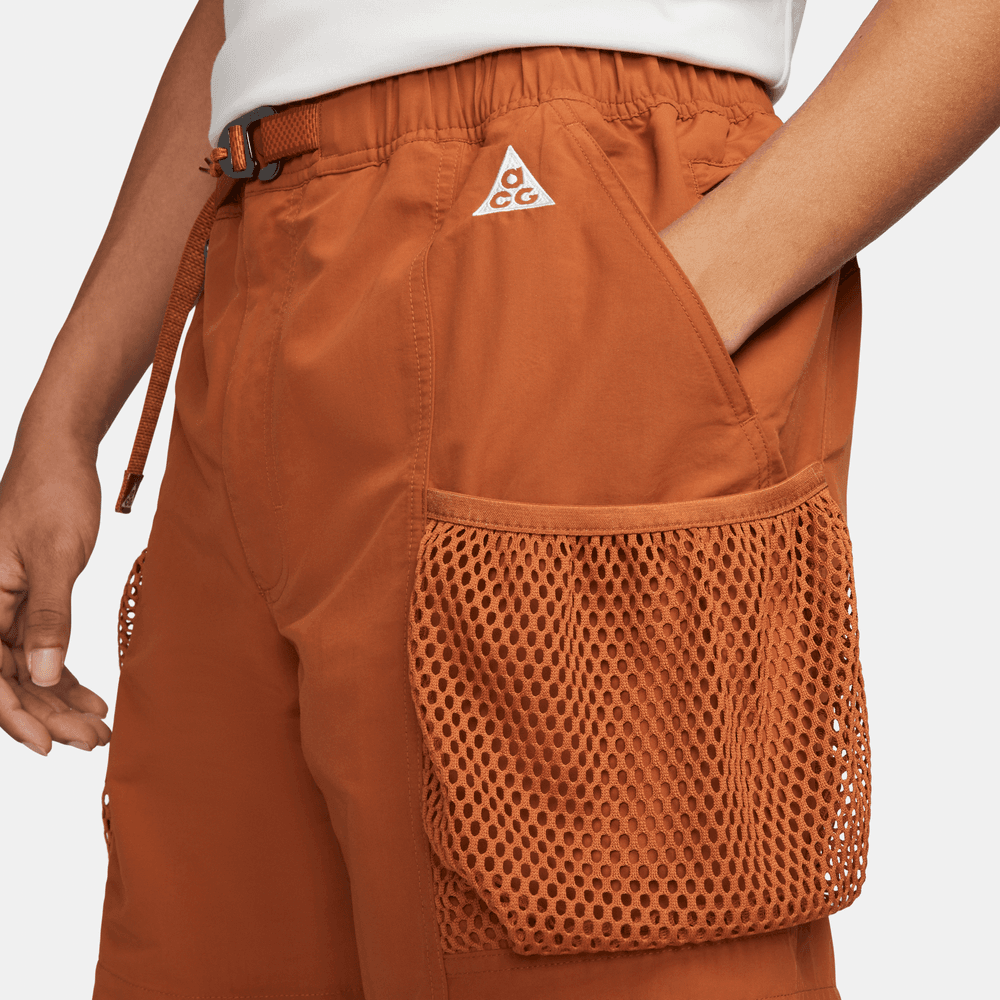 MEN'S NIKE ACG ''SNOWGRASS'' SHORTS DARK RUSSET