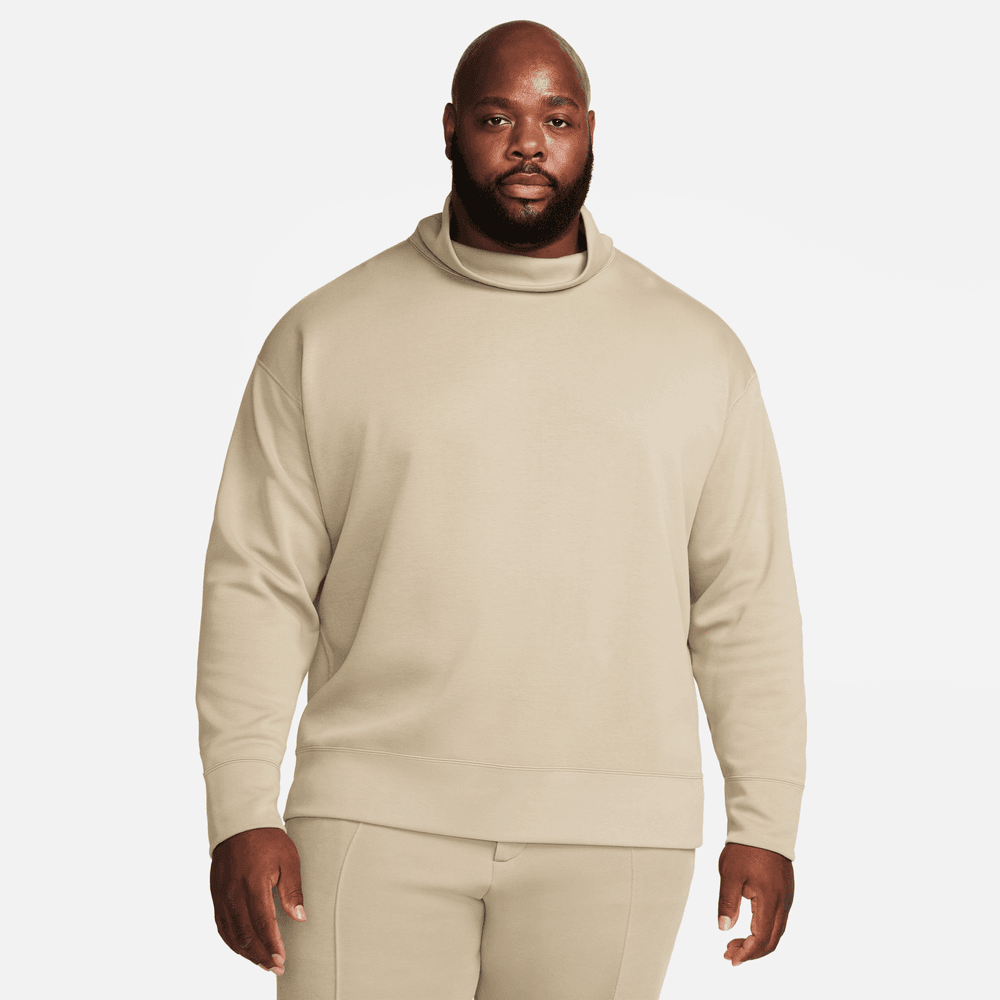 NIKE SPORTSWEAR TECH FLEECE REIMAGINED TURTLENECK KHAKI