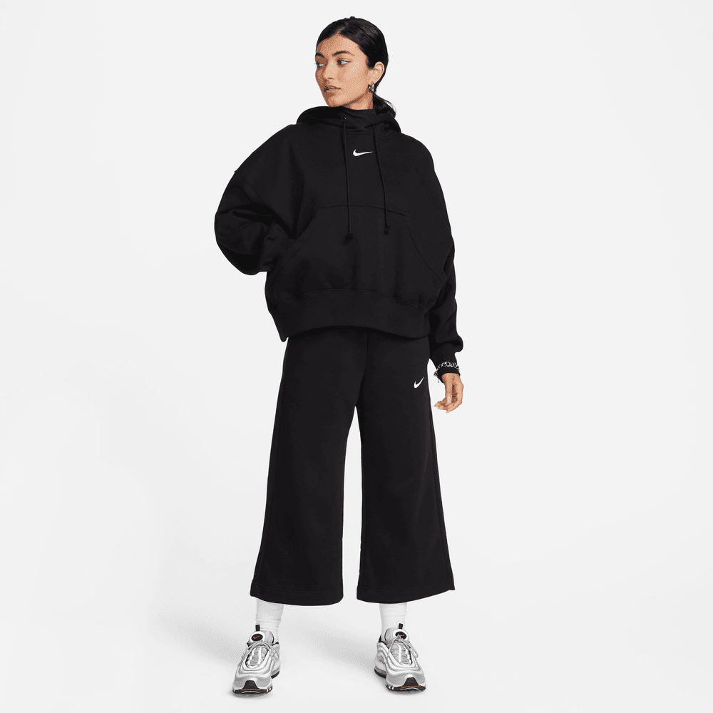 WOMENS NIKE SPORTSWEAR PHOENIX FLEECE BLACK/SAIL