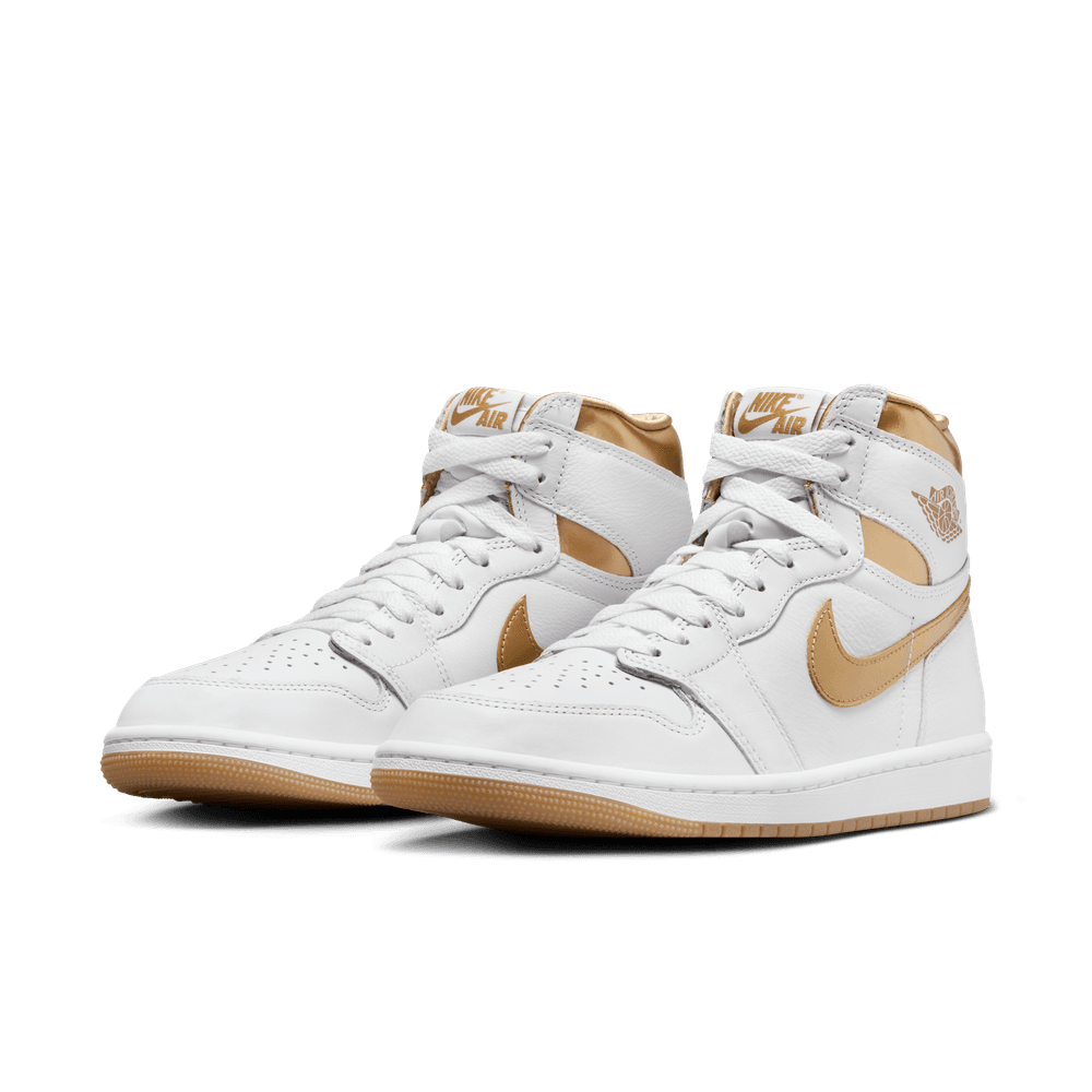 WOMENS AIR JORDAN 1 RETRO HIGH OG "METALLIC GOLD"