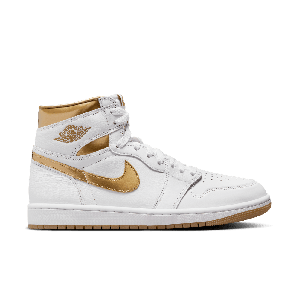 WOMENS AIR JORDAN 1 RETRO HIGH OG "METALLIC GOLD"
