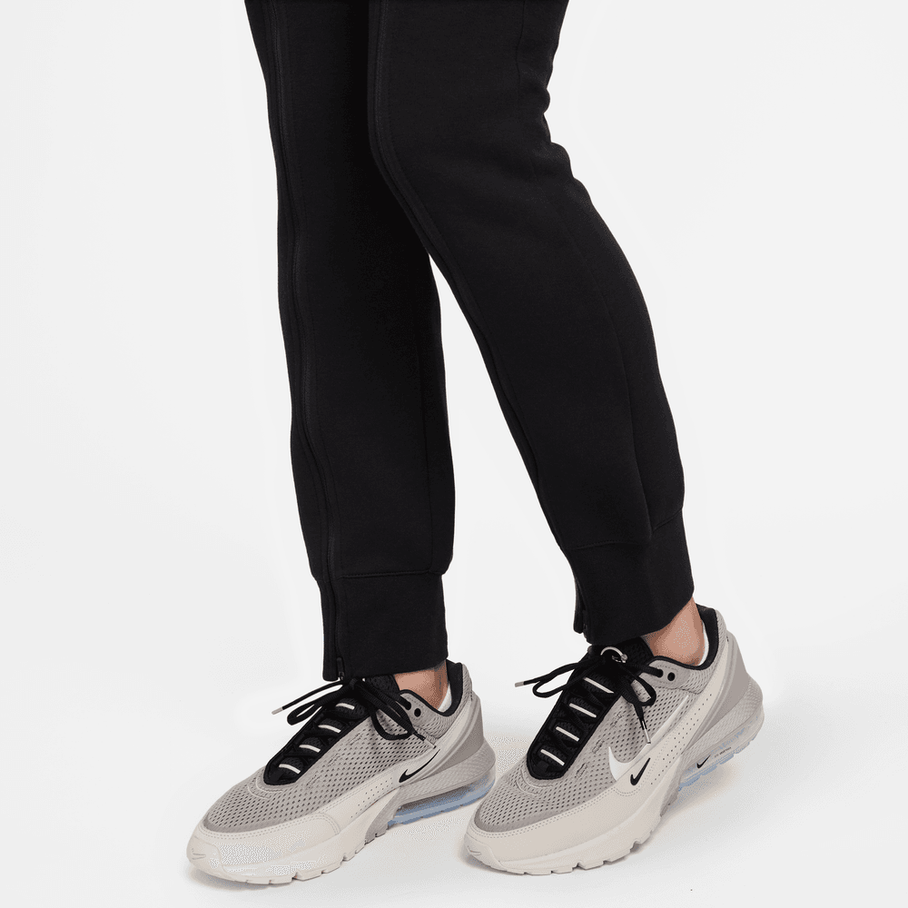 Women's High-Waisted Slim Zip Pants