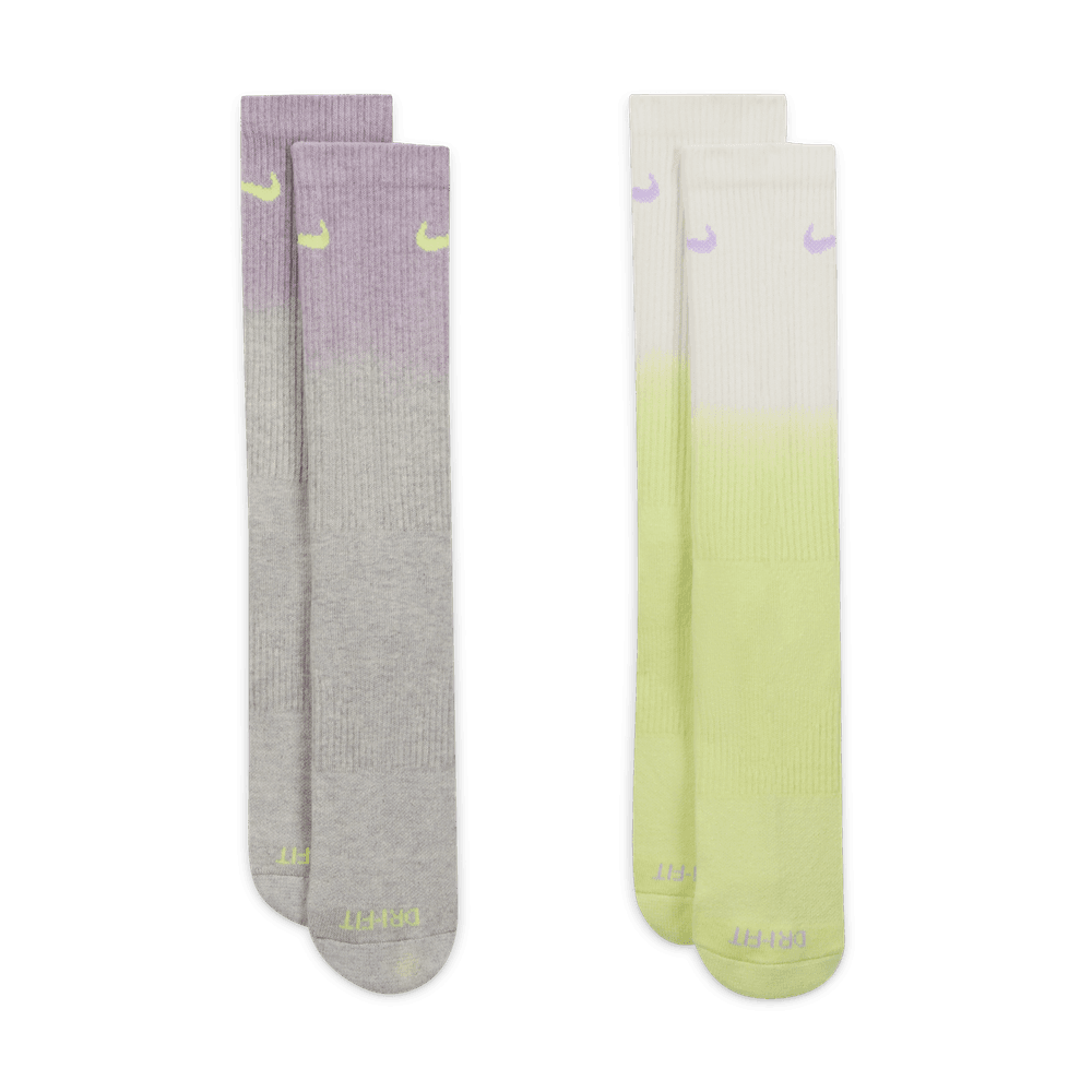 NIKE EVERYDAY PLUS OMBRE PLUSH SOCKS ( 2 PAIR)