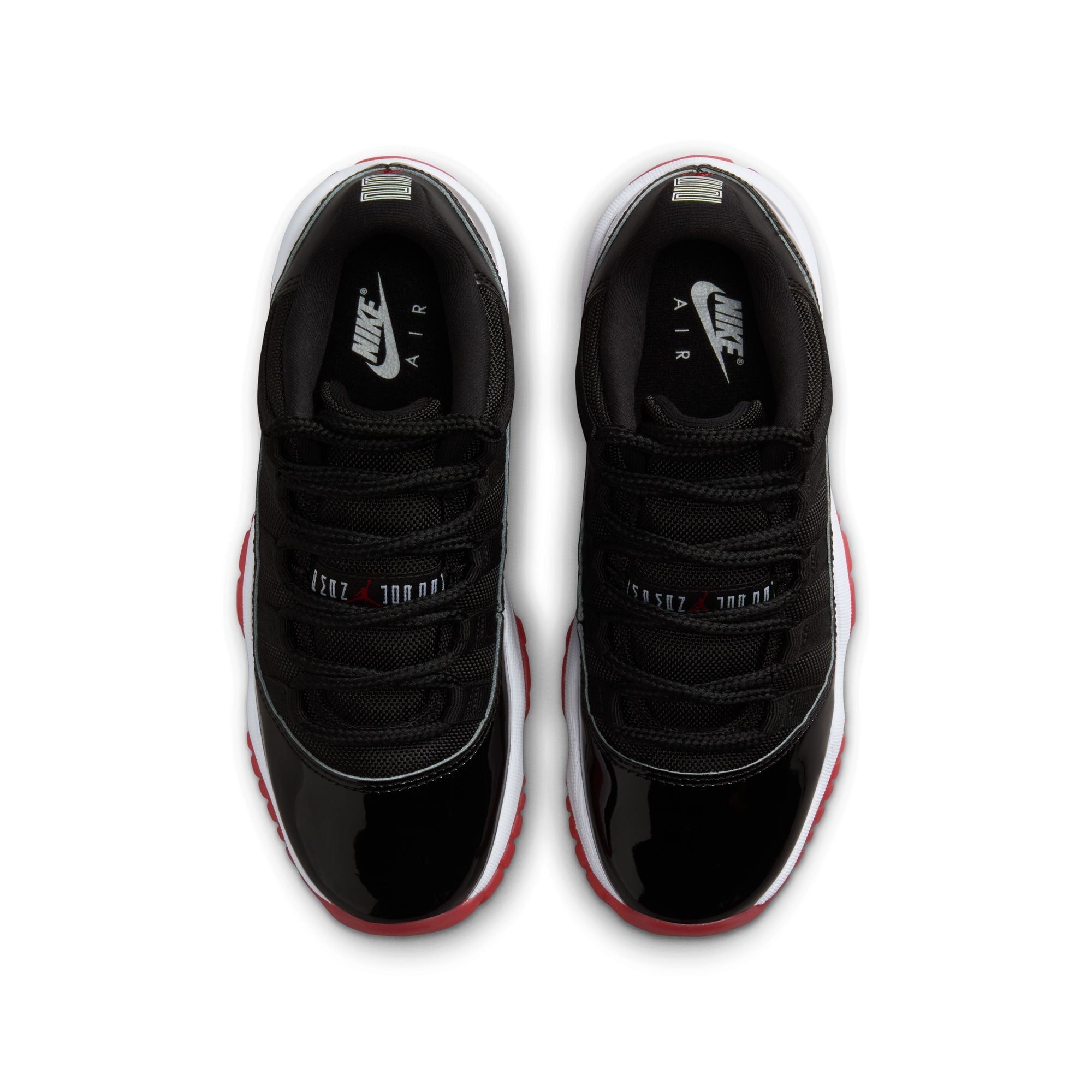 Air Jordan 11 Retro Low Big Kid's Shoes Black/Varsity Red-White