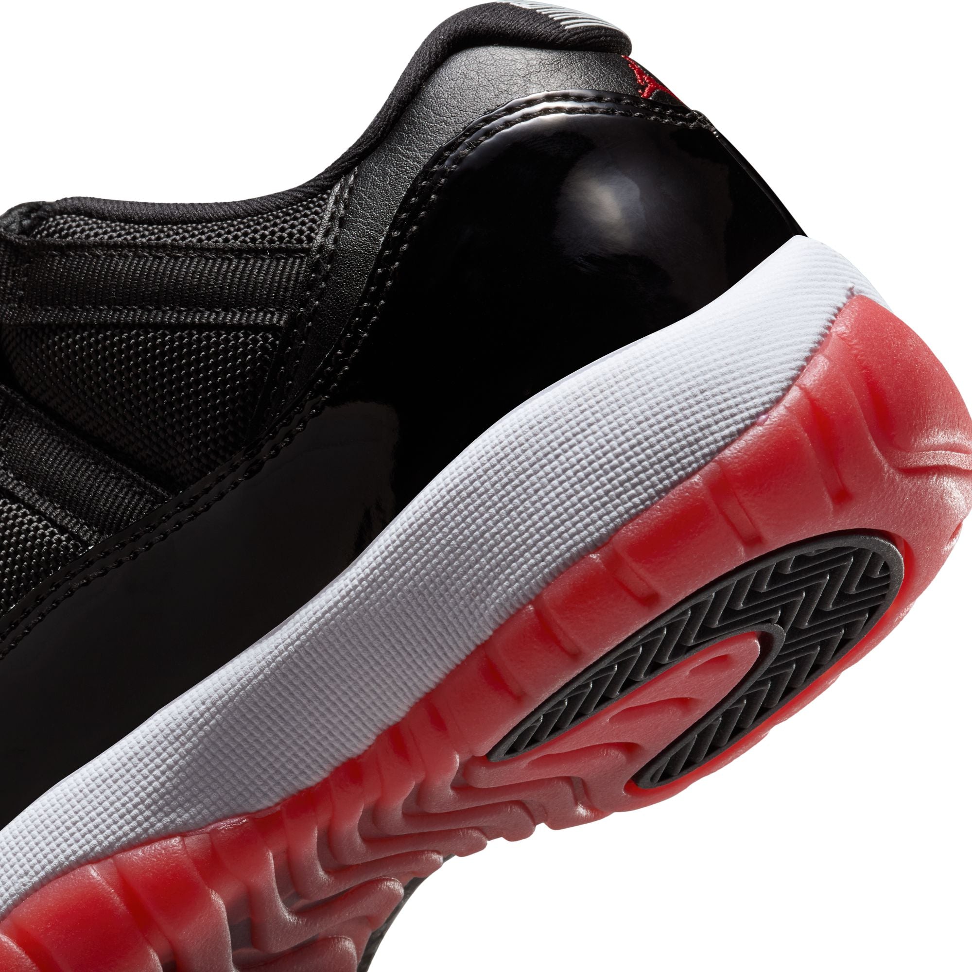 Air Jordan 11 Retro Low Big Kid's Shoes Black/Varsity Red-White