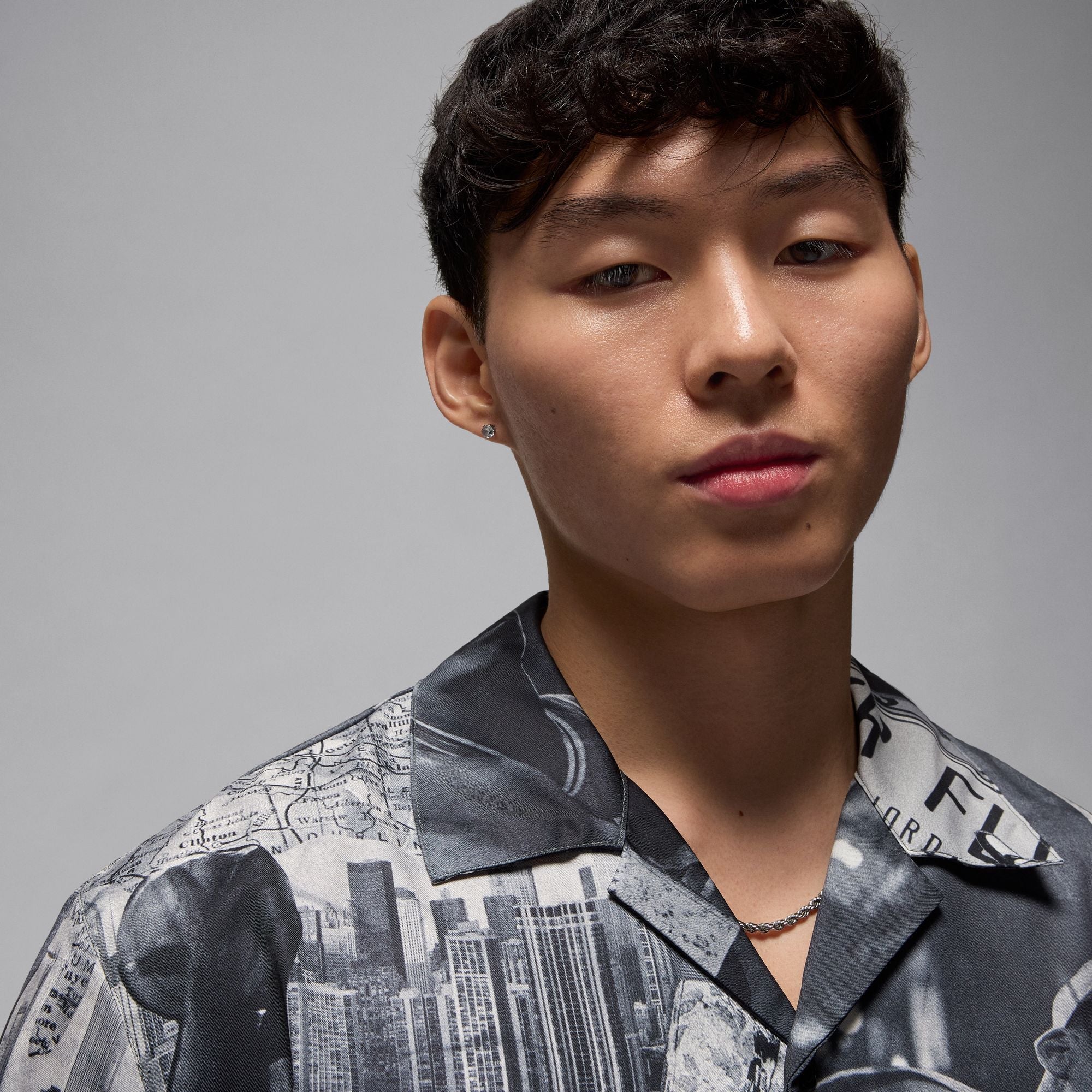 Jordan Essentials Men's Printed Camp Top