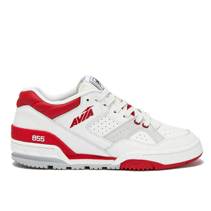 MENS AVIA LEGACY 855 LOW WHITE /TECH GREY-RED