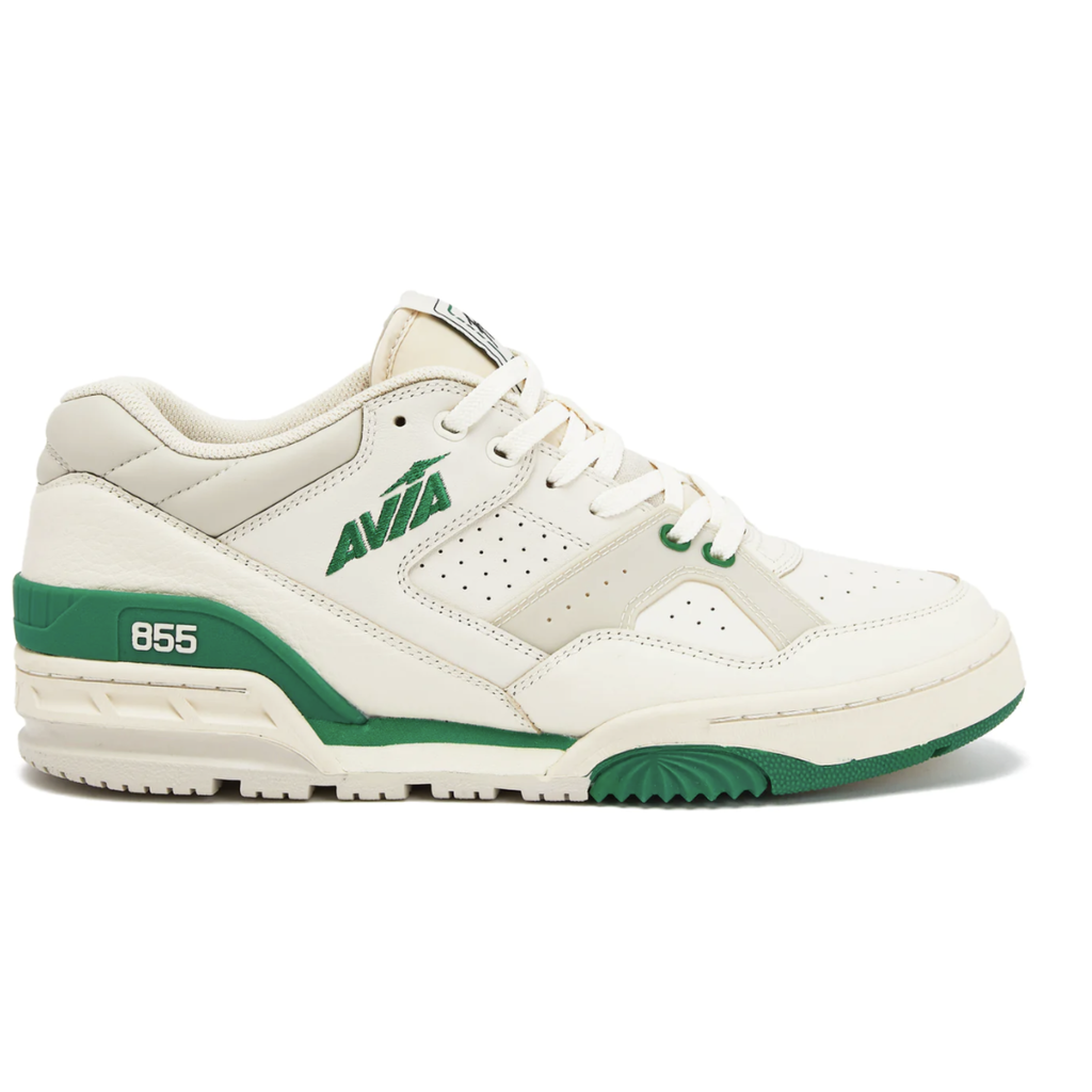 Avia Legacy 855 LOW (MENS) WHITE-CREAM/ CLASSIC GREEN