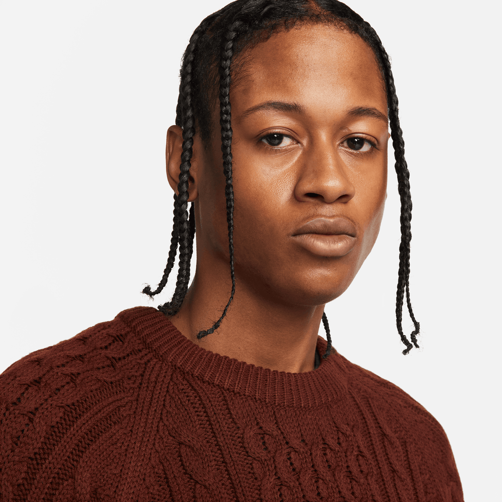 NIKE SPORTSWEAR CABLE KNIT SWEATER
