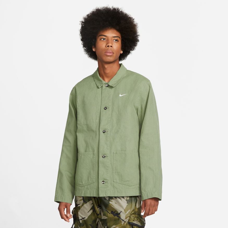 NIKE LIFE CHORE COAT JACKET "OIL GREEN"