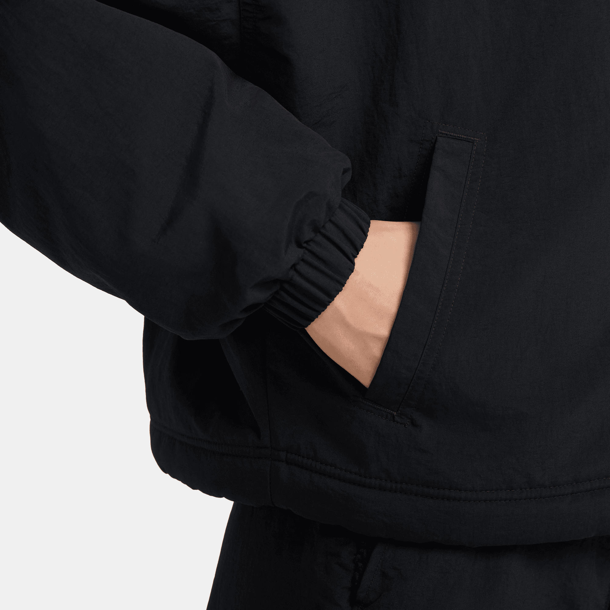 NIKE SPORTSWEAR ESSENTIALS WOVEN FLEECE LINED JACKET