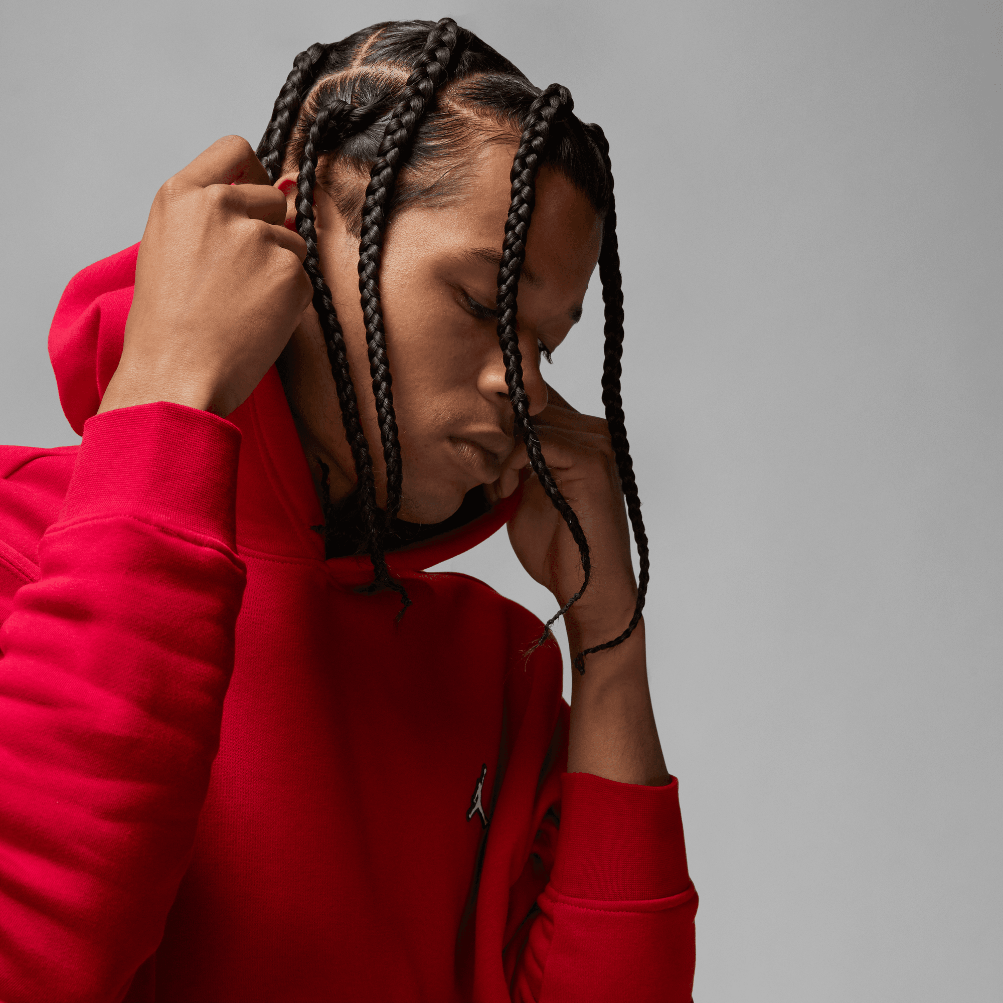 JORDAN ESSENTIAL HOODIE (RED)