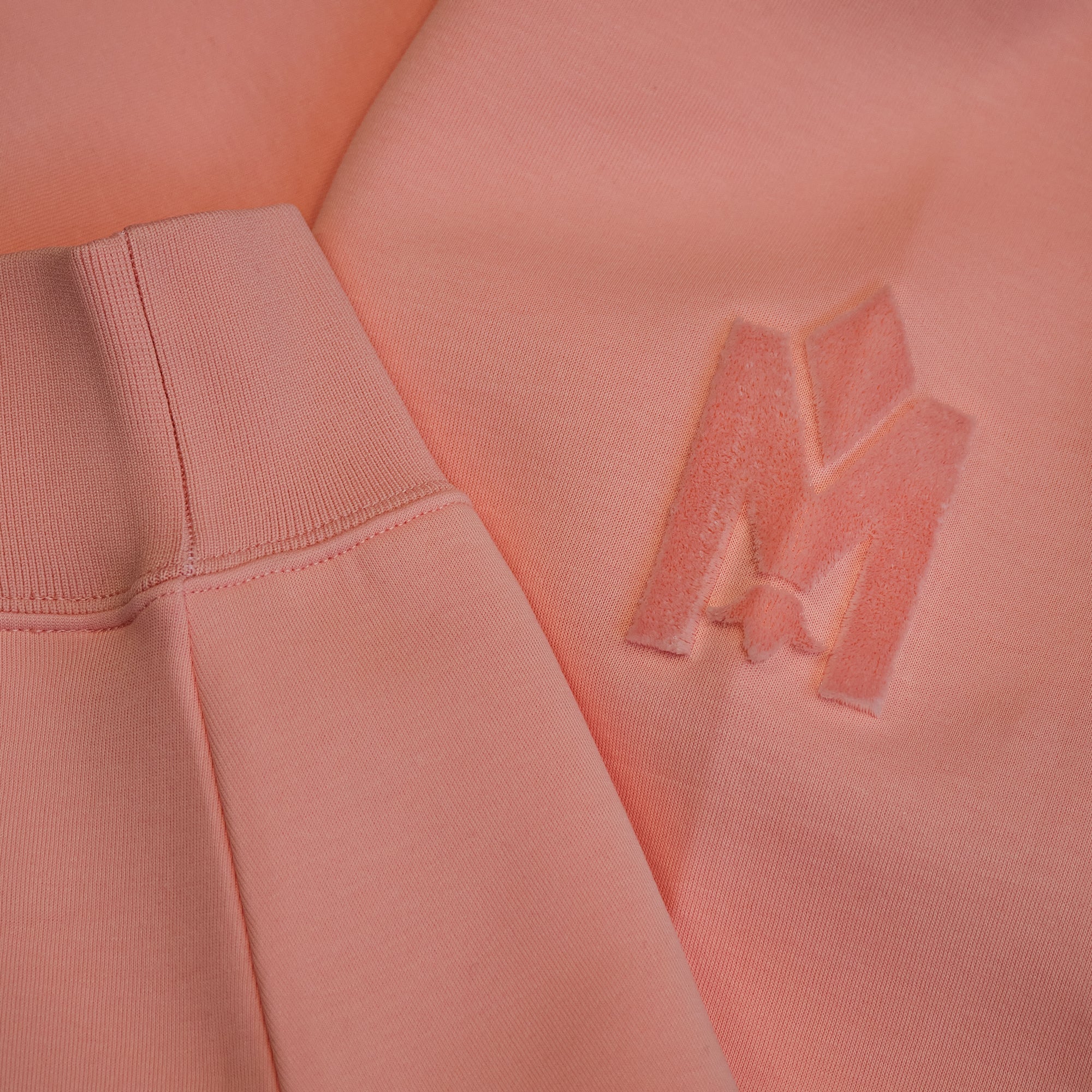 Mackage Krys Velvet Logo-Embroidered Hoodie 'Guava'