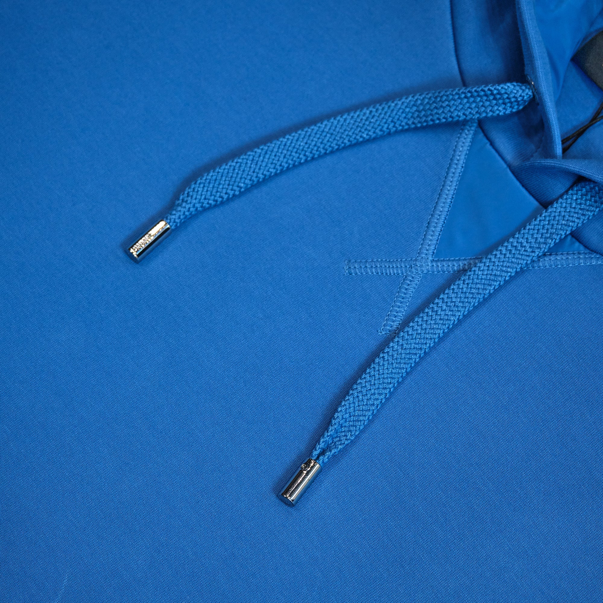 Mackage Krys Velvet Logo-Embroidered Hoodie 'Celestial blue'