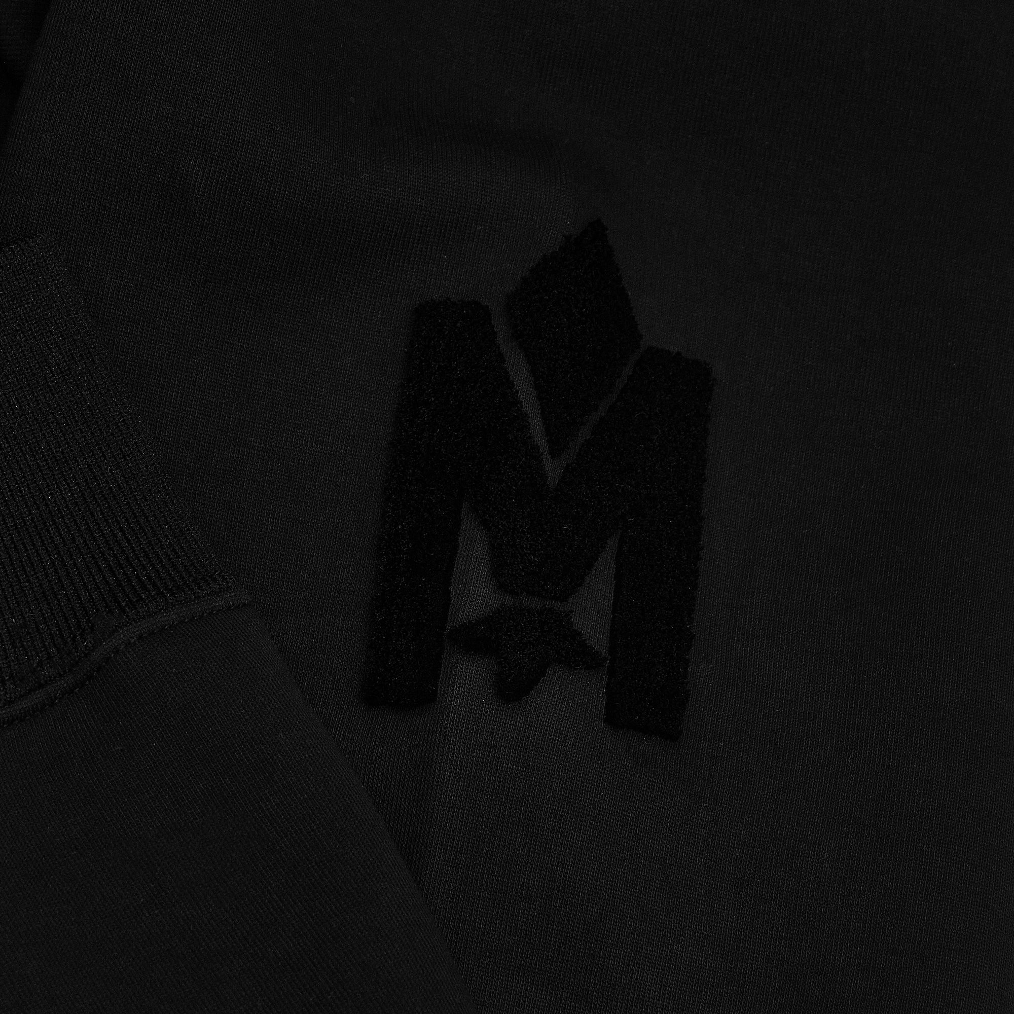 Mackage Marvin Velvet Logo-Embroidered Jogging Pant 'Black'
