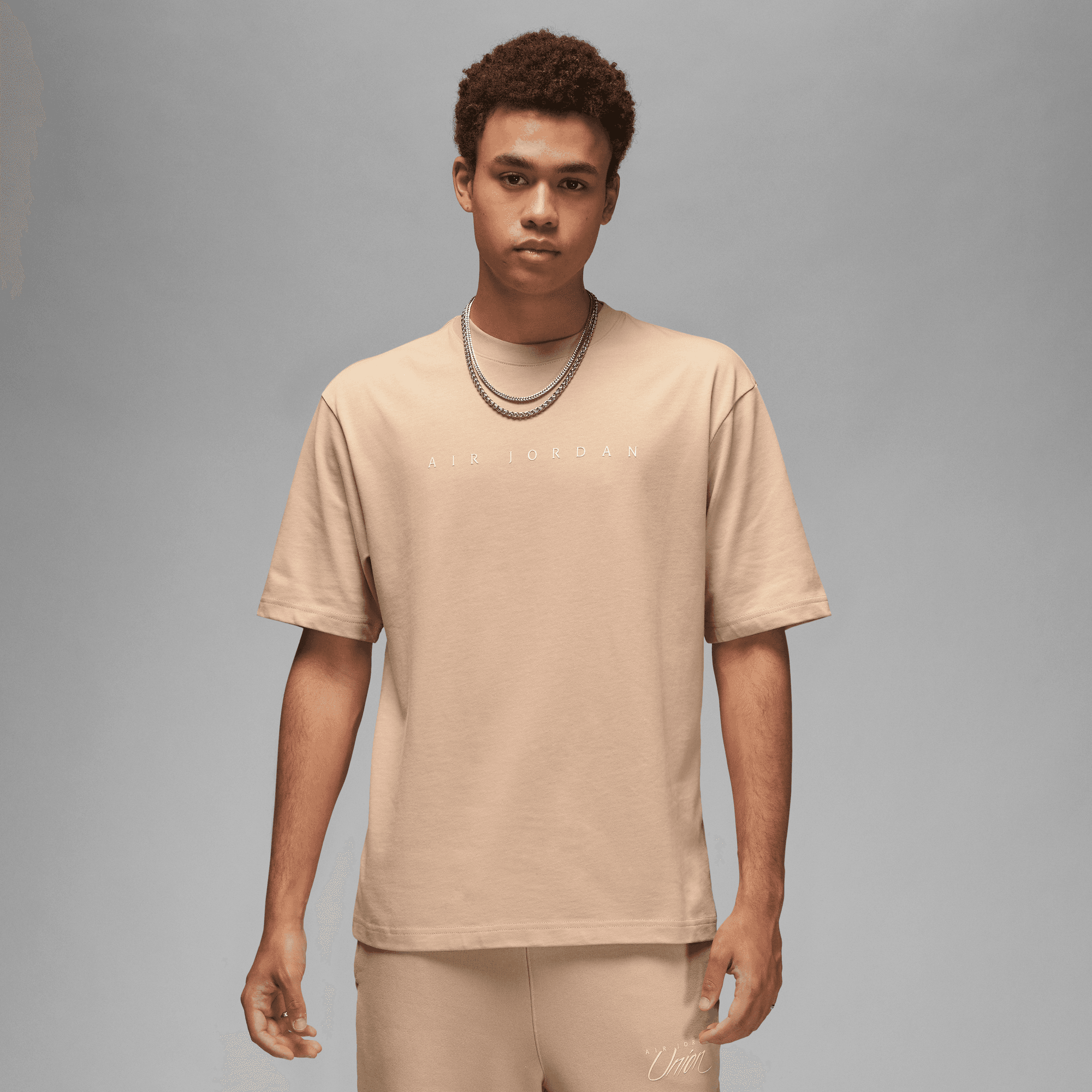 JORDAN X UNION SS TEE "BIO BEIGE"