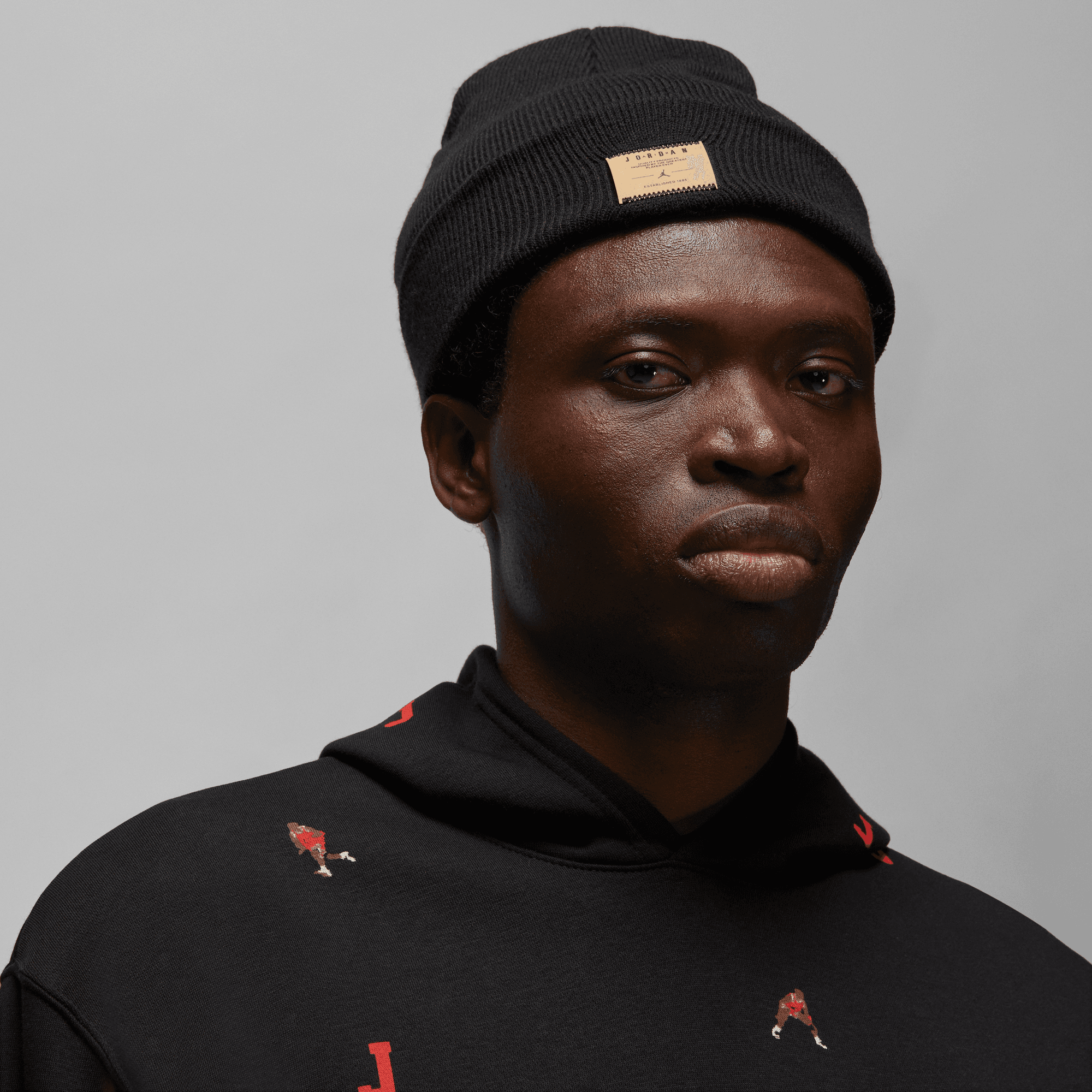 JORDAN ESSENTIALS HOODIE "BLACK"