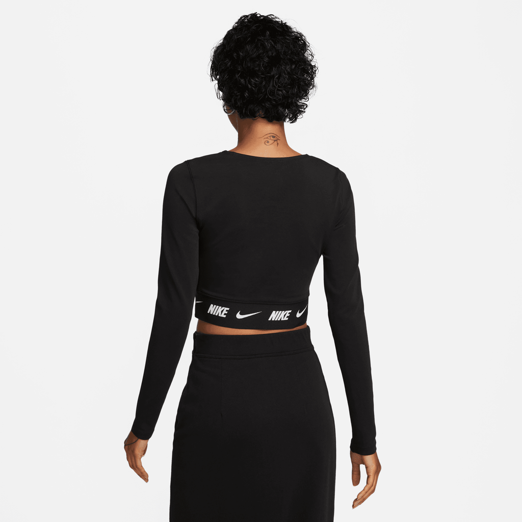 NIKE SW LONG SLEEVE CROP TOP