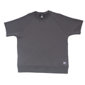 Hush Shortsleeve Crewneck Raw Edge "Charcoal"