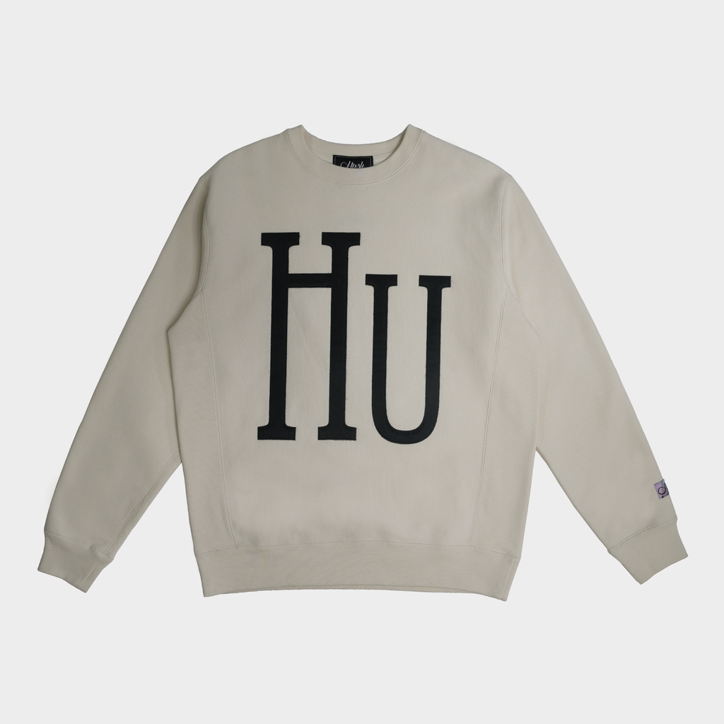 HUSH LIFE BOUTIQUE CREWNECK 'HU-SH CREME'
